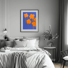 Dripping Orange Flower Clouds