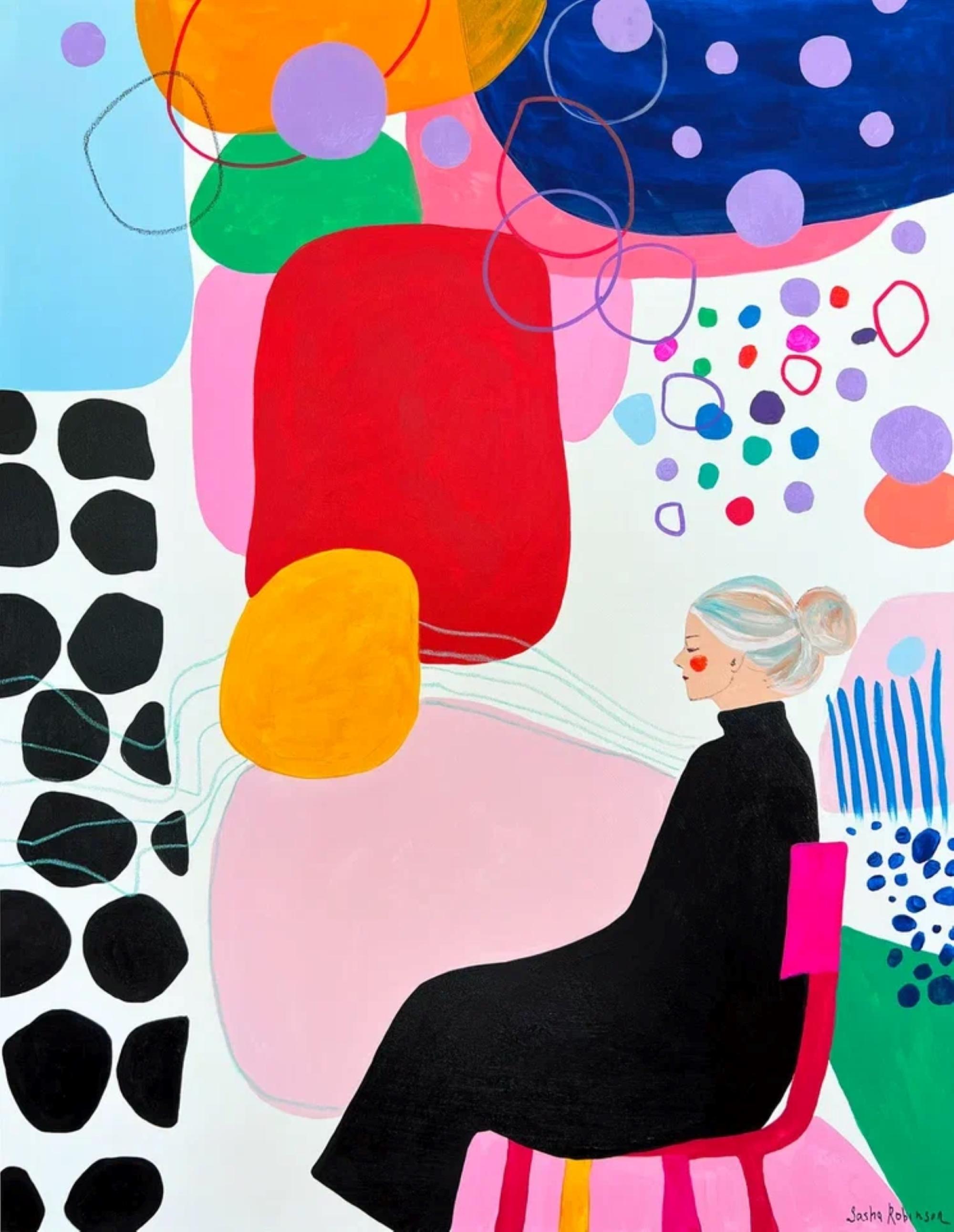 Sasha Robinson Figurative Painting - In Her Own World