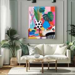 Still Life Watermelon Monstera