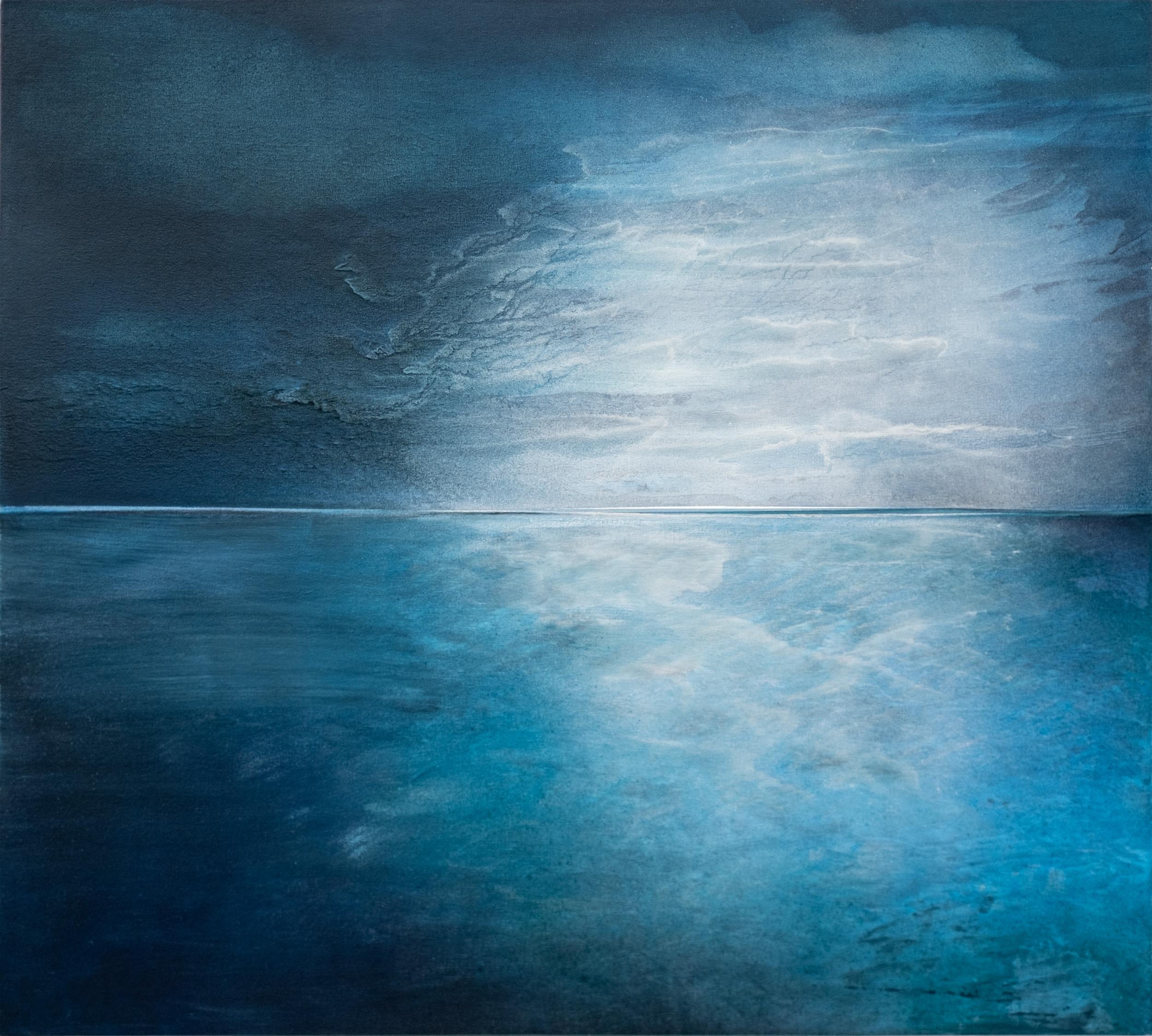 Landscape Painting de Sasha Rogers - Arterias Eternas - fresco, gestual, contemporáneo, paisaje, acrílico sobre lienzo