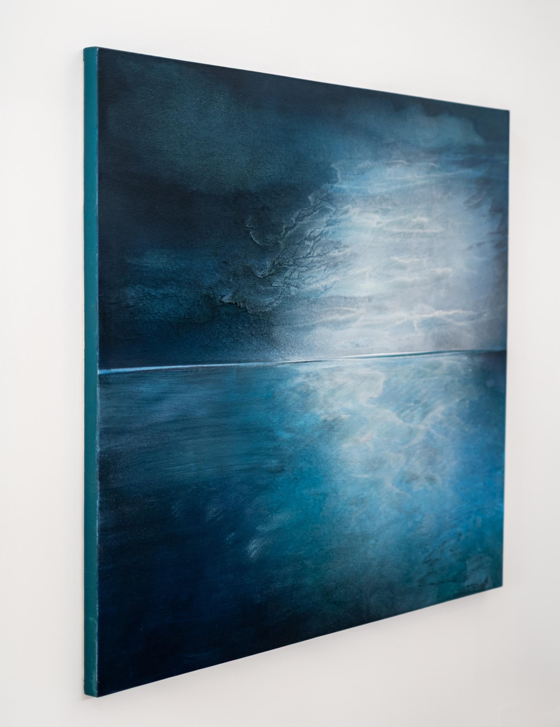 Arterias Eternas - fresco, gestual, contemporáneo, paisaje, acrílico sobre lienzo - Painting Contemporáneo de Sasha Rogers