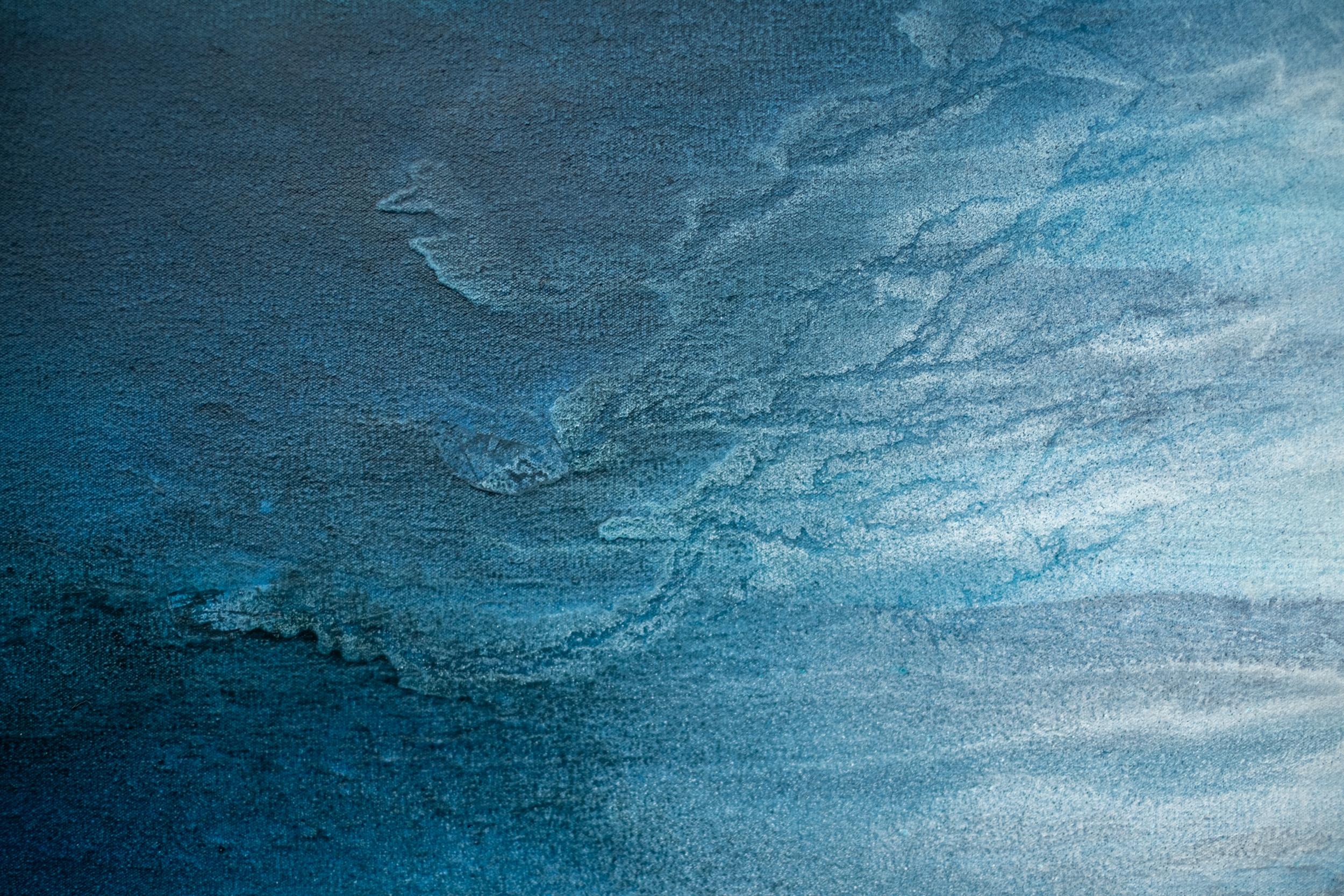 Arterias Eternas - fresco, gestual, contemporáneo, paisaje, acrílico sobre lienzo en venta 2