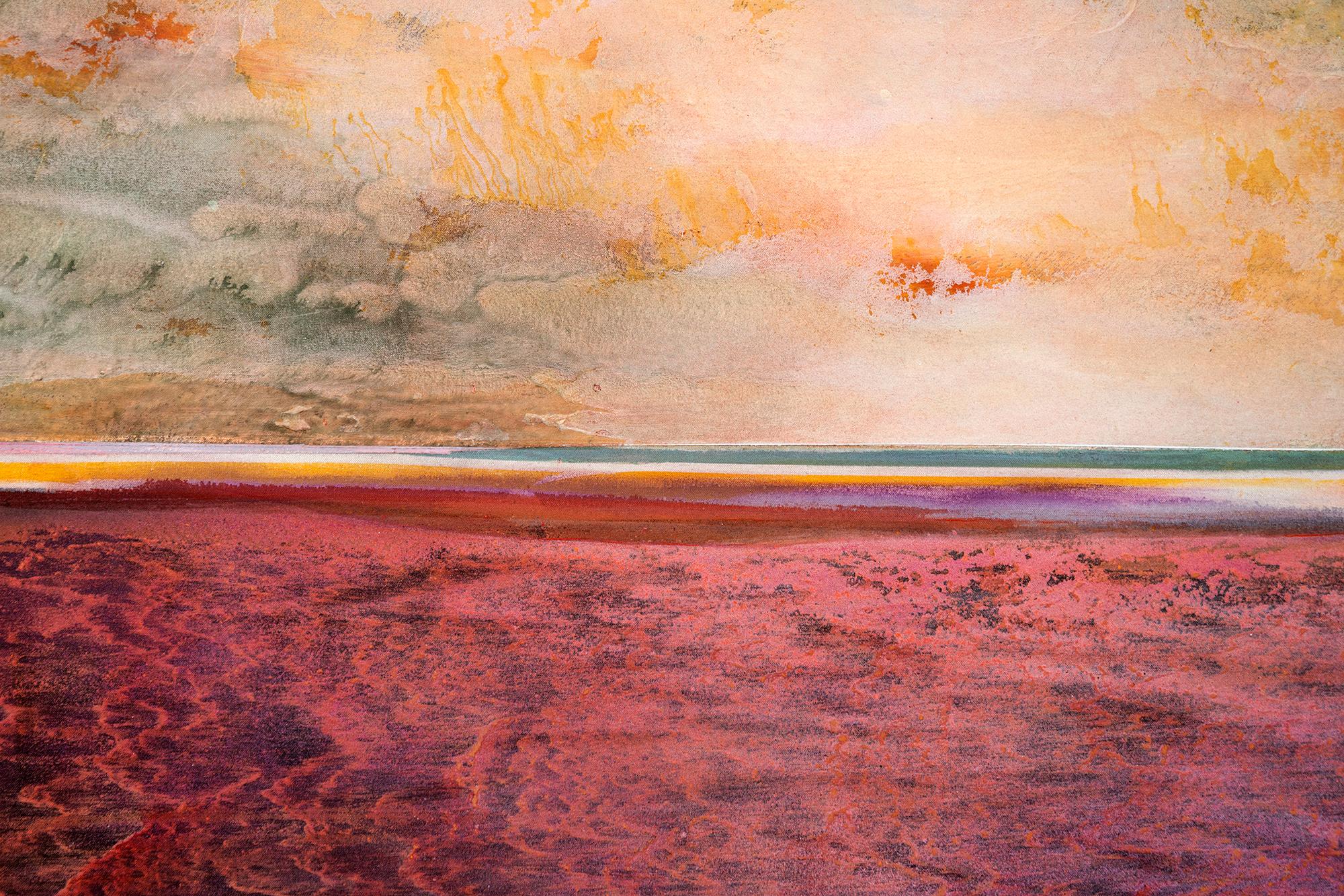 Fragrance - contemporain, abstrait, paysage, acrylique sur toile - Contemporain Painting par Sasha Rogers