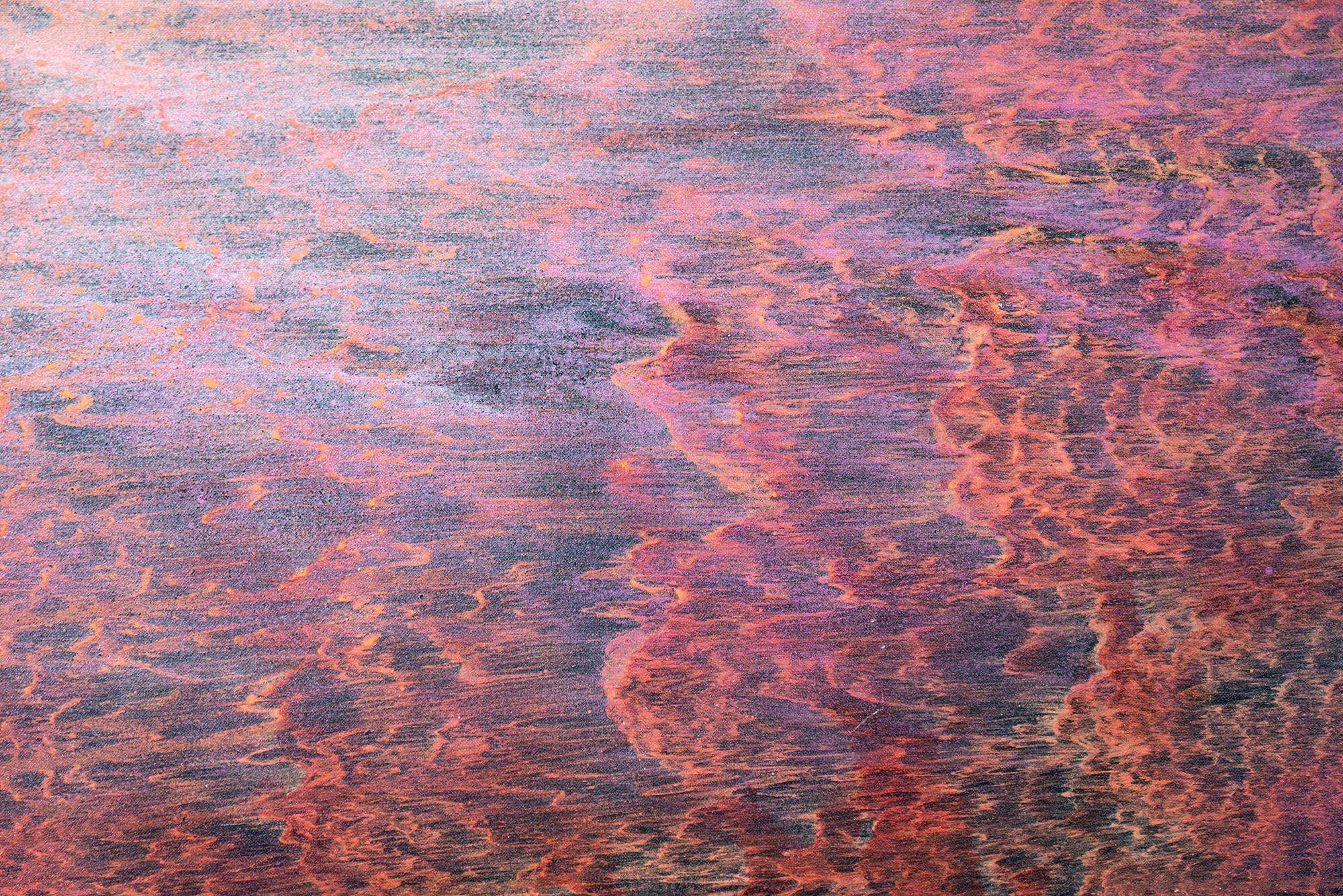 Fragrance - contemporain, abstrait, paysage, acrylique sur toile en vente 1