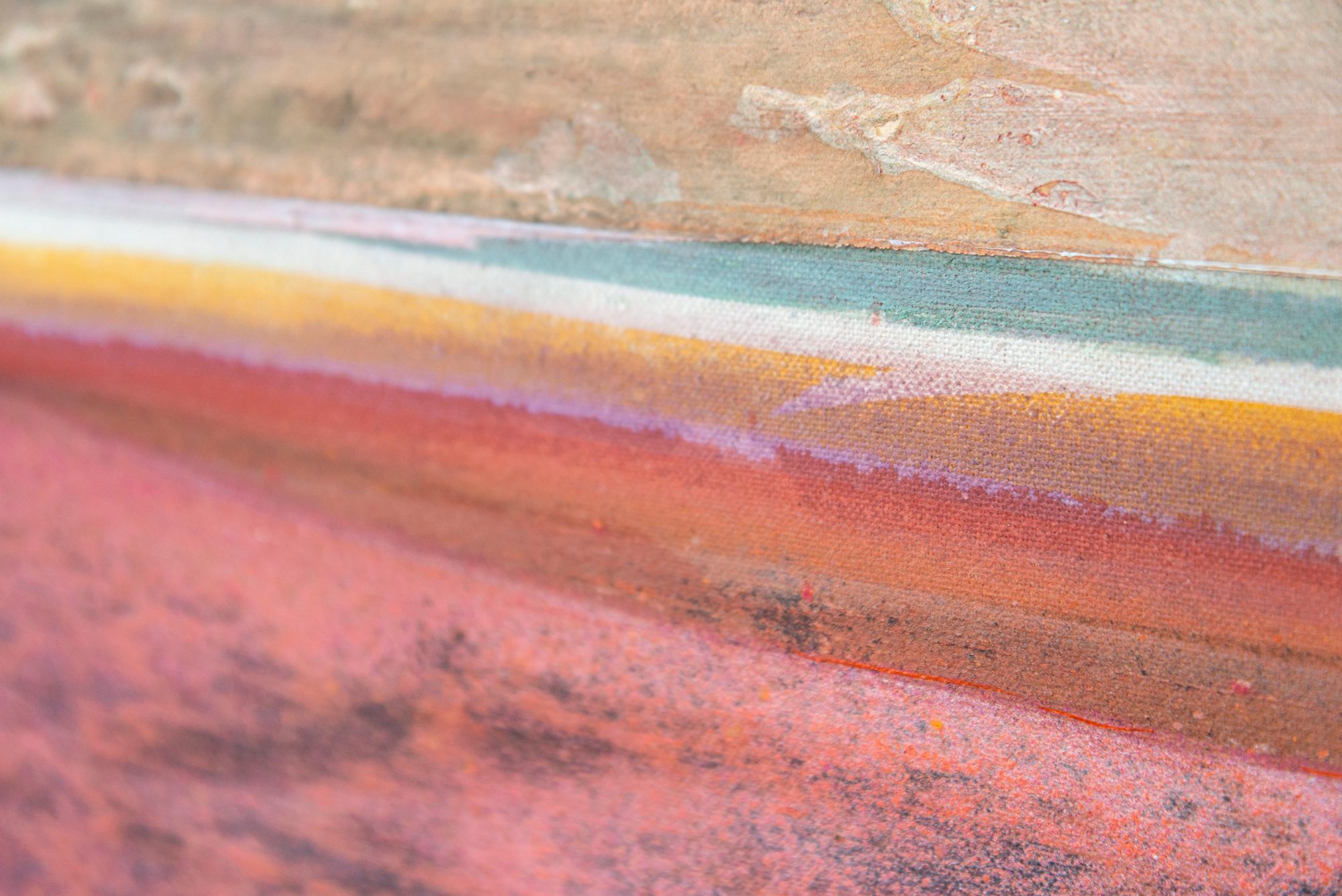 Fragrance - contemporain, abstrait, paysage, acrylique sur toile en vente 3