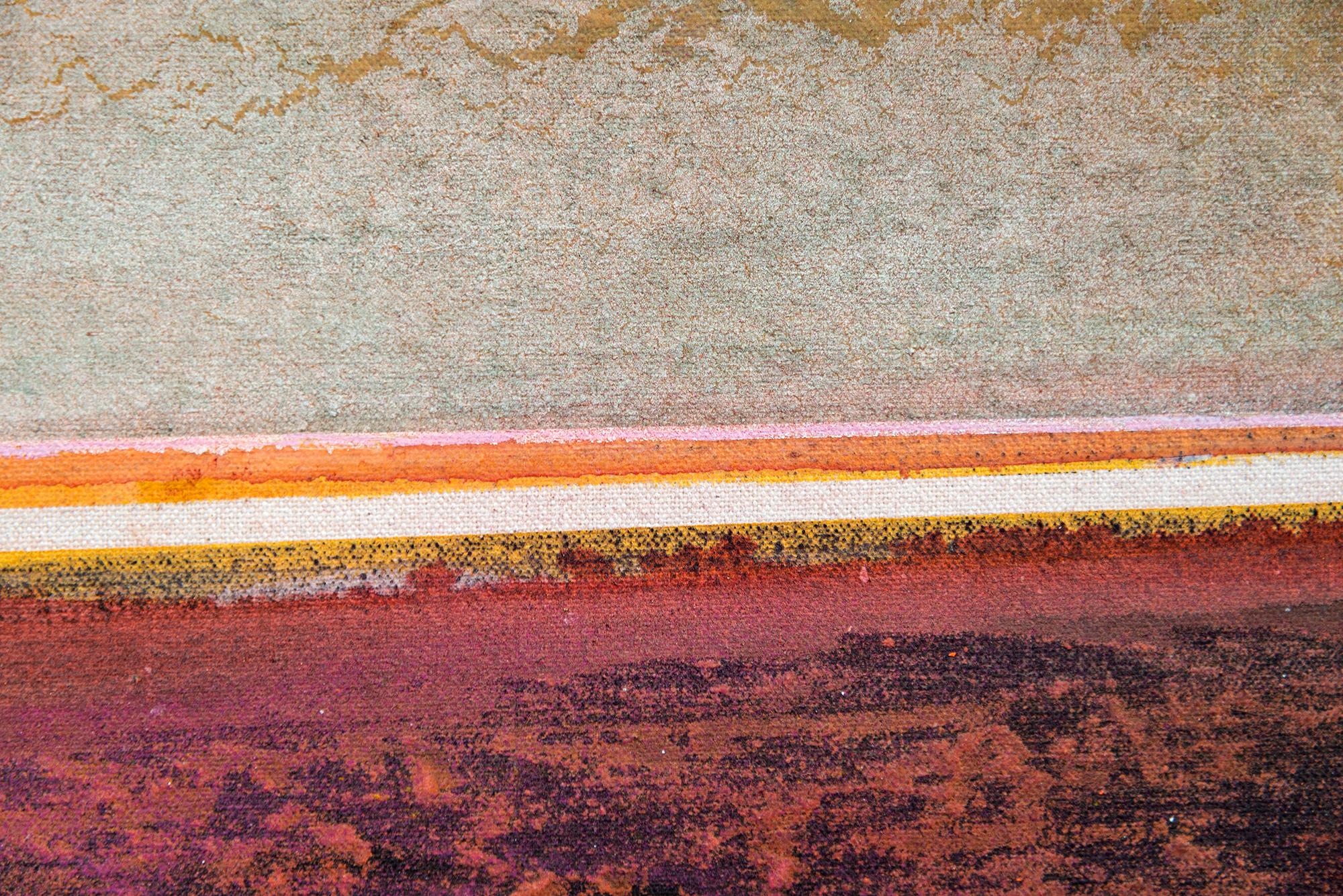 Fragrance - contemporain, abstrait, paysage, acrylique sur toile en vente 4