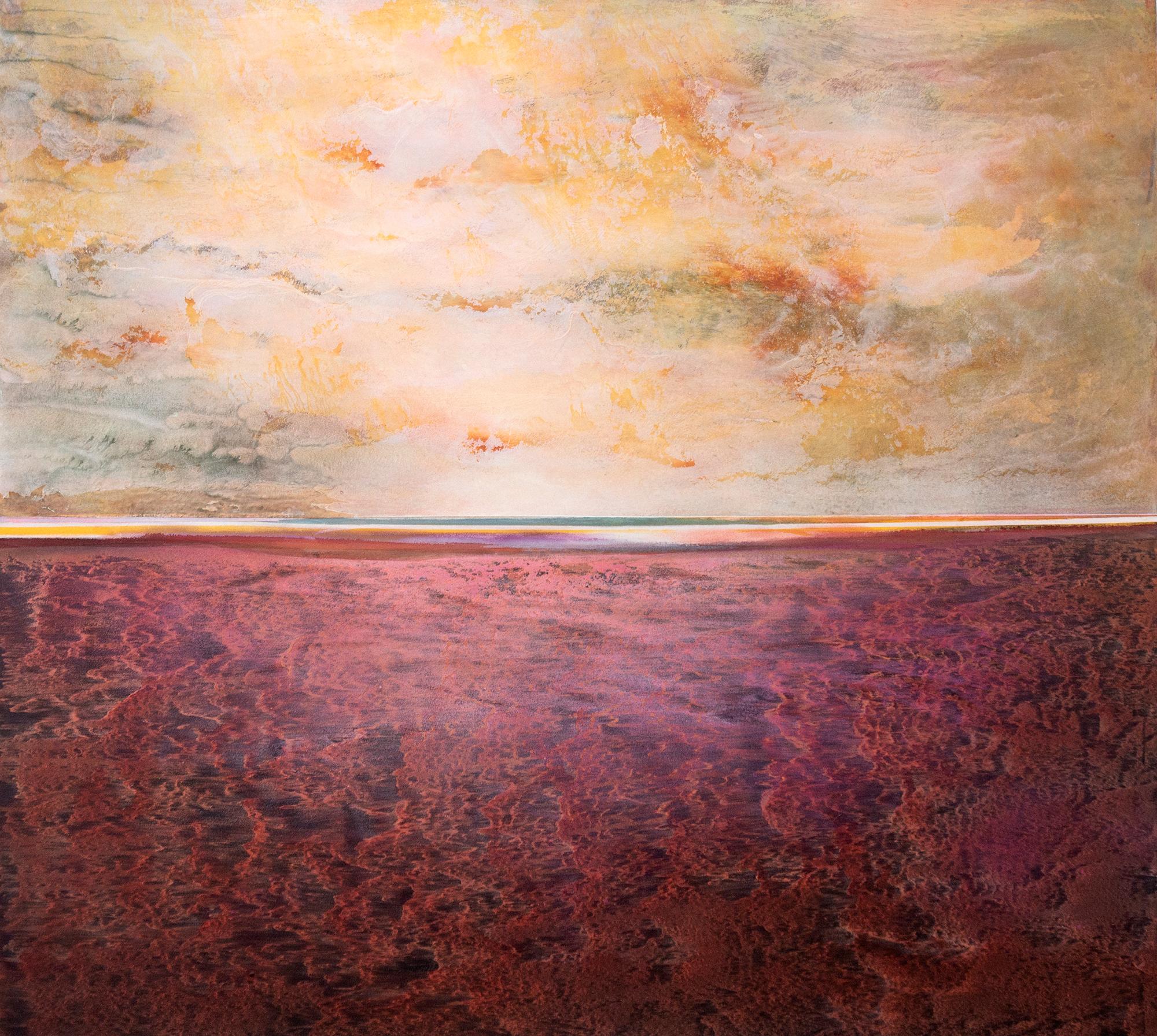 Landscape Painting Sasha Rogers - Fragrance - contemporain, abstrait, paysage, acrylique sur toile