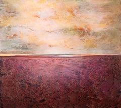 Fragrance - contemporain, abstrait, paysage, acrylique sur toile