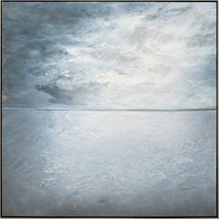 Illumine - Contemporary Abstract Landscape Painting, Acrylic on Canvas