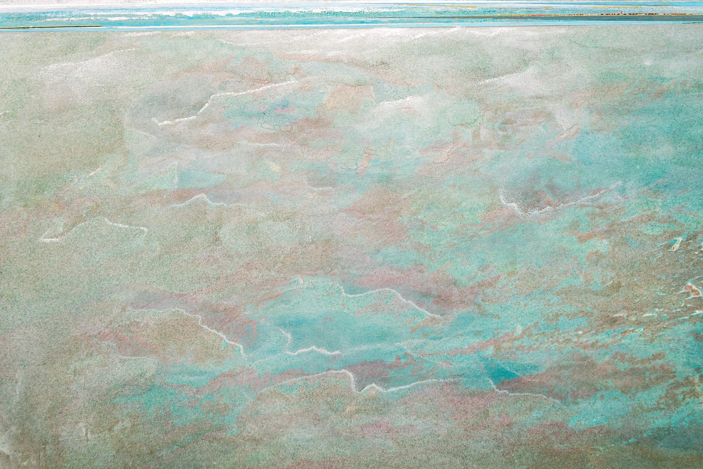 Shifted Planes - paesaggio fresco, gestuale, contemporaneo, acrilico su tela 2