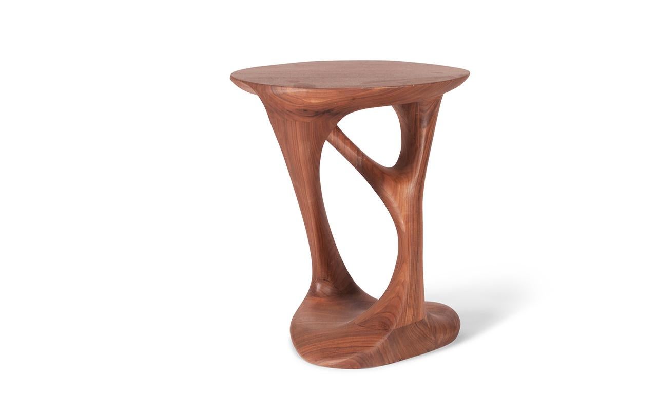 Amorph Sasha side table is made from solid Walnut wood with Natural stain finish.
Dimensions: 20” W, 20” D, 23” H.
About Amorph: 
Amorph is a design and manufacturing company based in Los Angeles, California. We take pride in hand crafted designs