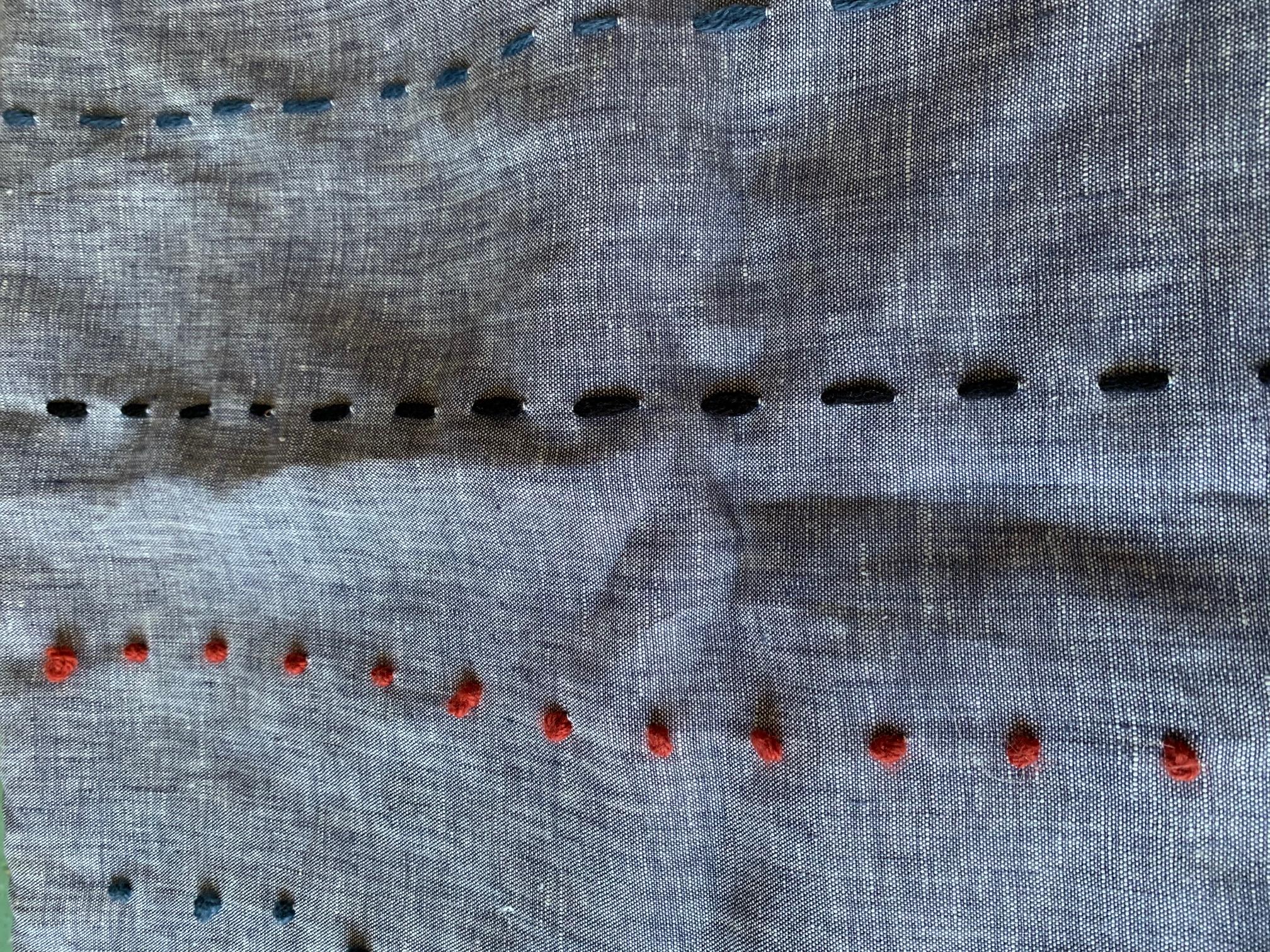 Cette délicate technique à main levée est dérivée de la couture traditionnelle japonaise qui symbolise le mouvement, le flux et la composition organique de la nature.

Insertion de plumes de duvet, fermeture à glissière


Le Maki Yamamoto Textile