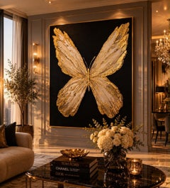 SASHIRY – Golden Whisper – Schmetterling aus Blattgold