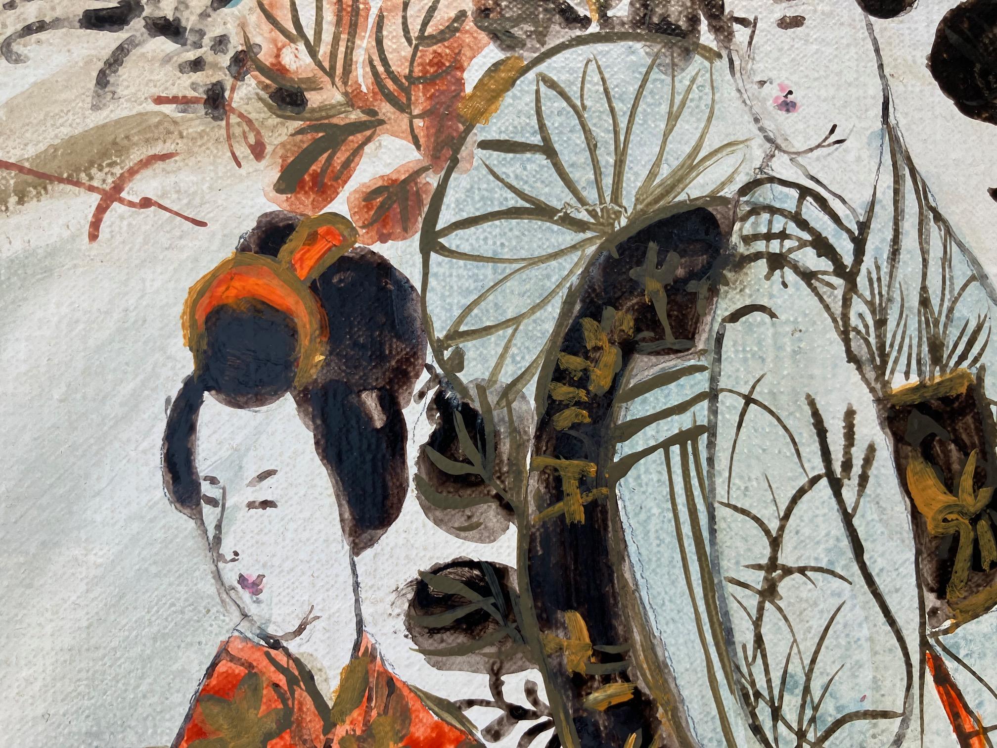 ''Porcelaine japonaise'', peinture contemporaine hollandaise de nature morte à la porcelaine - Painting de Sasja Wagenaar