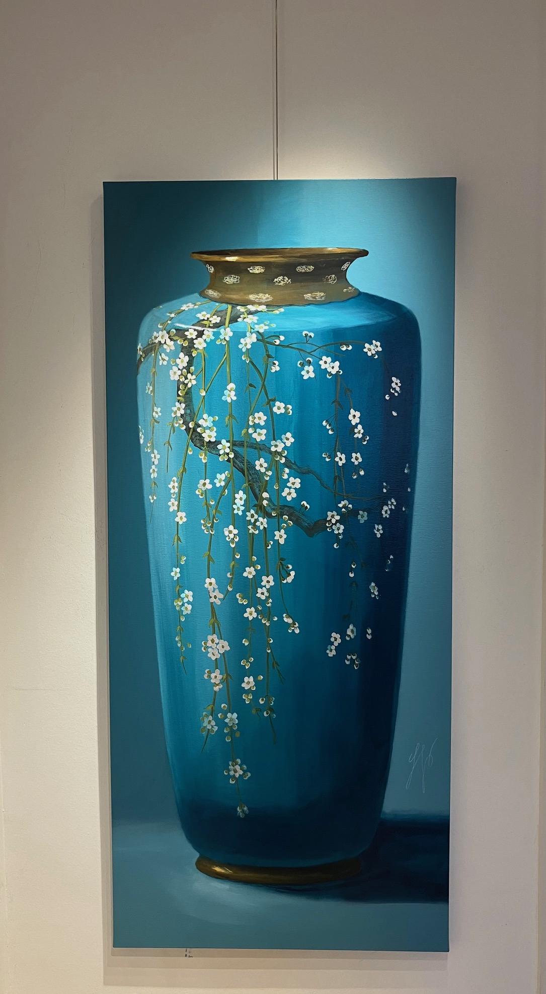 Türkisfarbene Vase