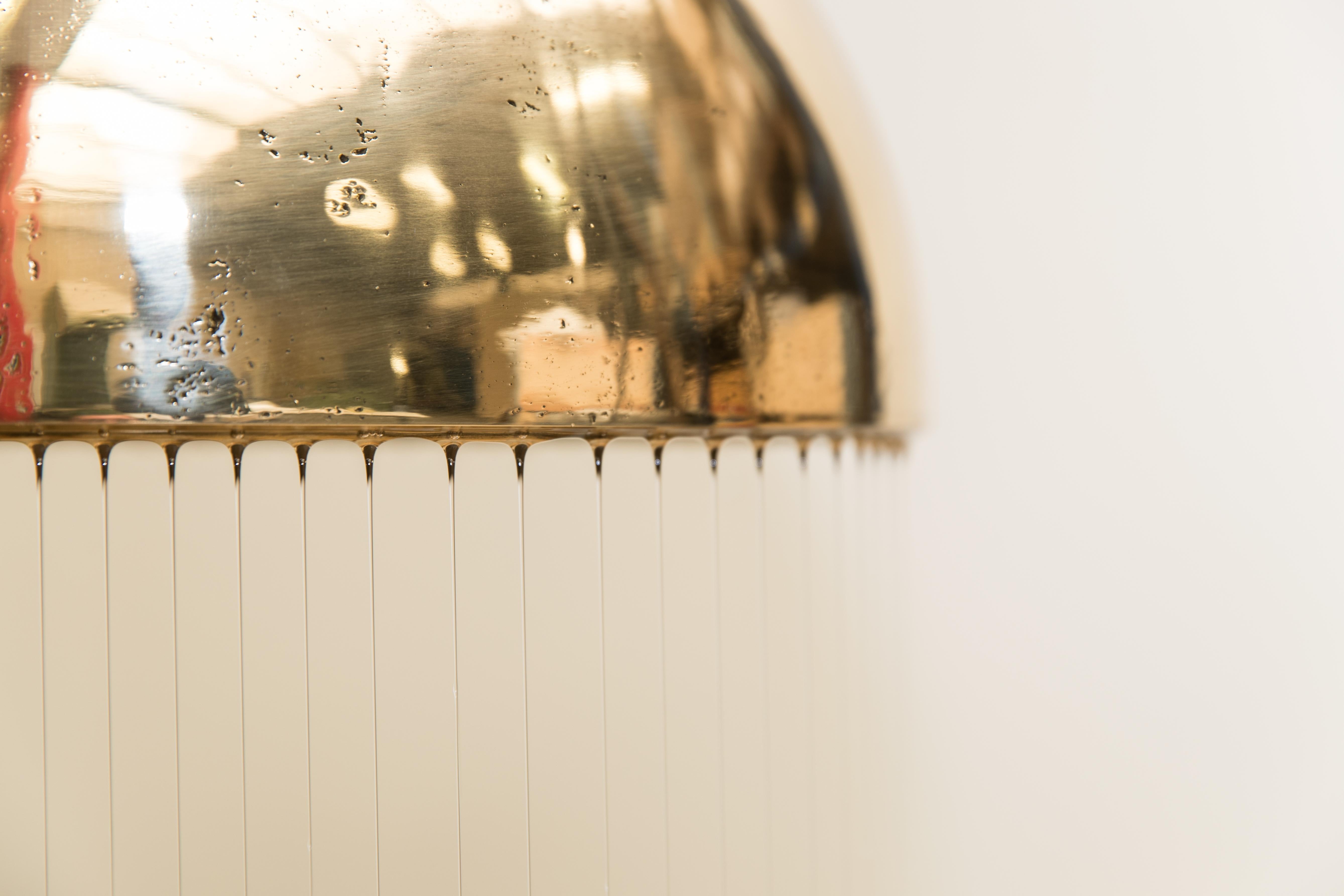 XXIe siècle et contemporain Lustre mural en laiton hollandais du 19e siècle, modèle électrique, à 2 Lights H31xL28 en vente