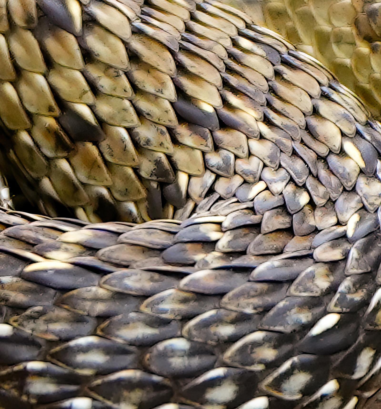 Snake 2- Signed limited fine art print, Contemporary square close-up, Reptile - Photograph by Saskia Van de Meeberg