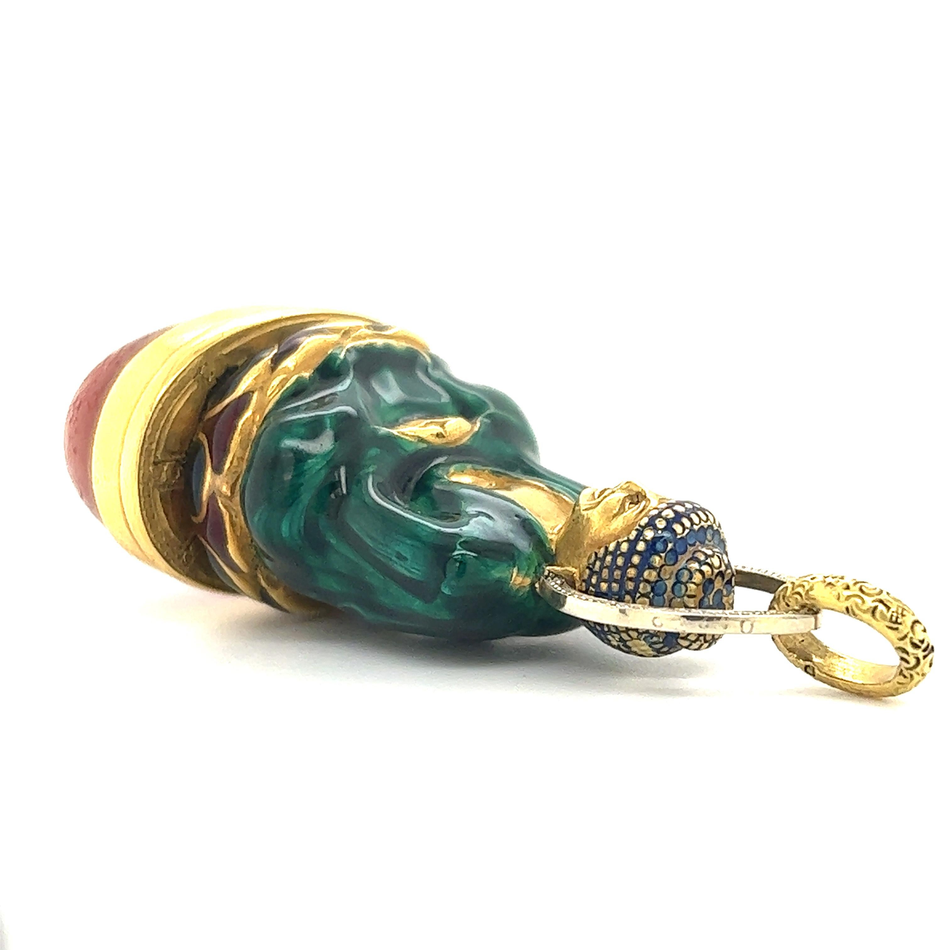 emerald buddha pendant