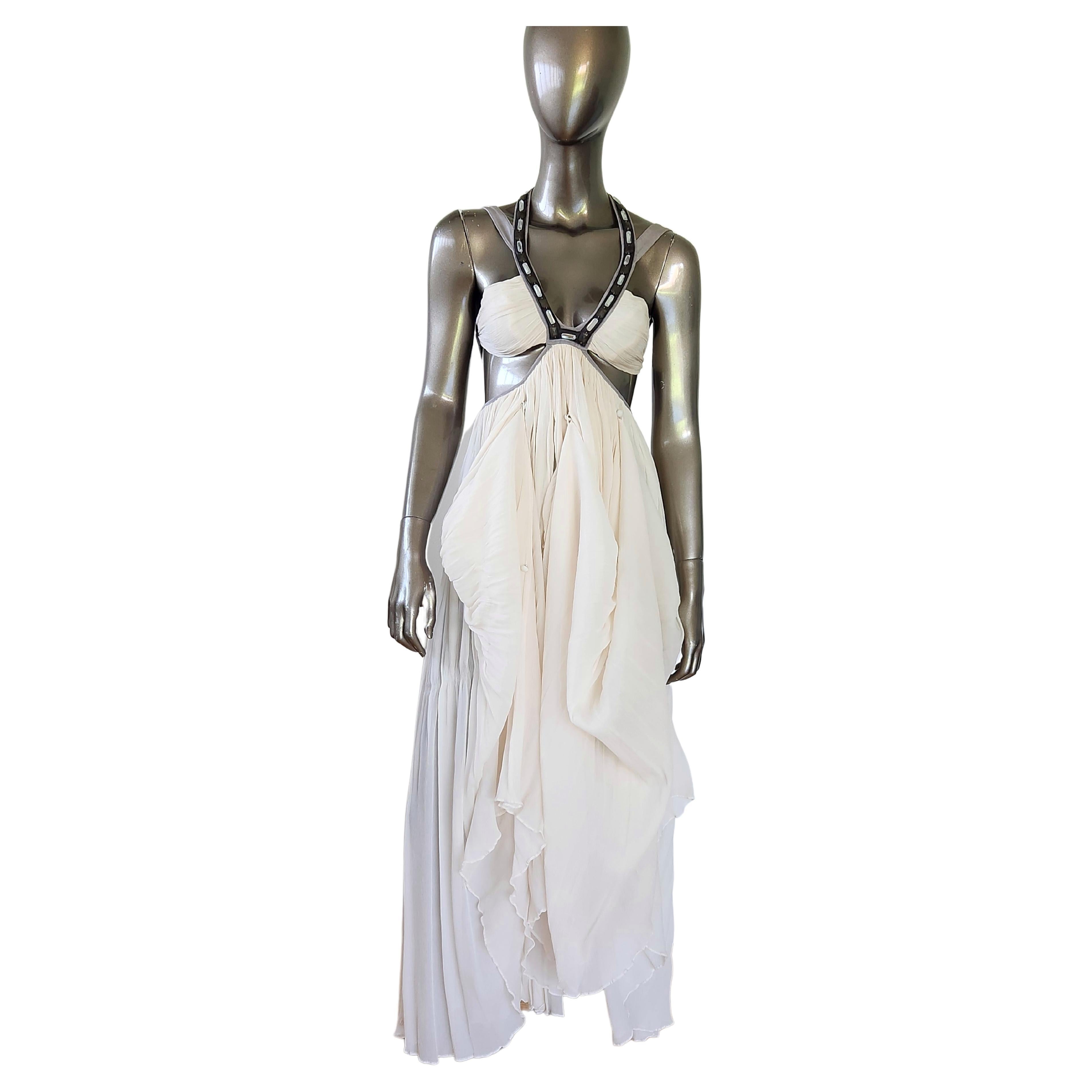 Sass & Bide Silk Crepe 3 Way Maxi Harness Bustier Dress AU 8 US 2