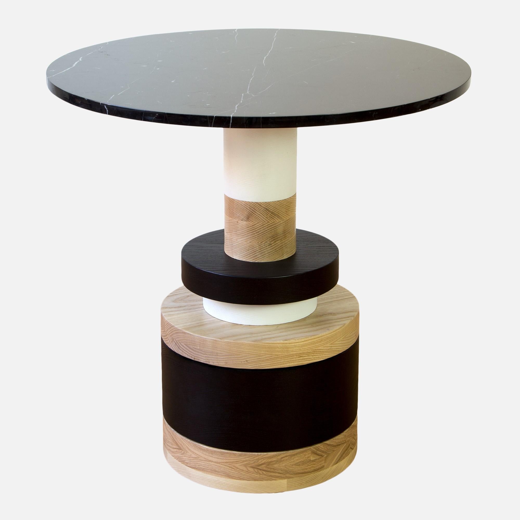 Sass Dining Table from Souda, Medium, Marble Top For Sale 1