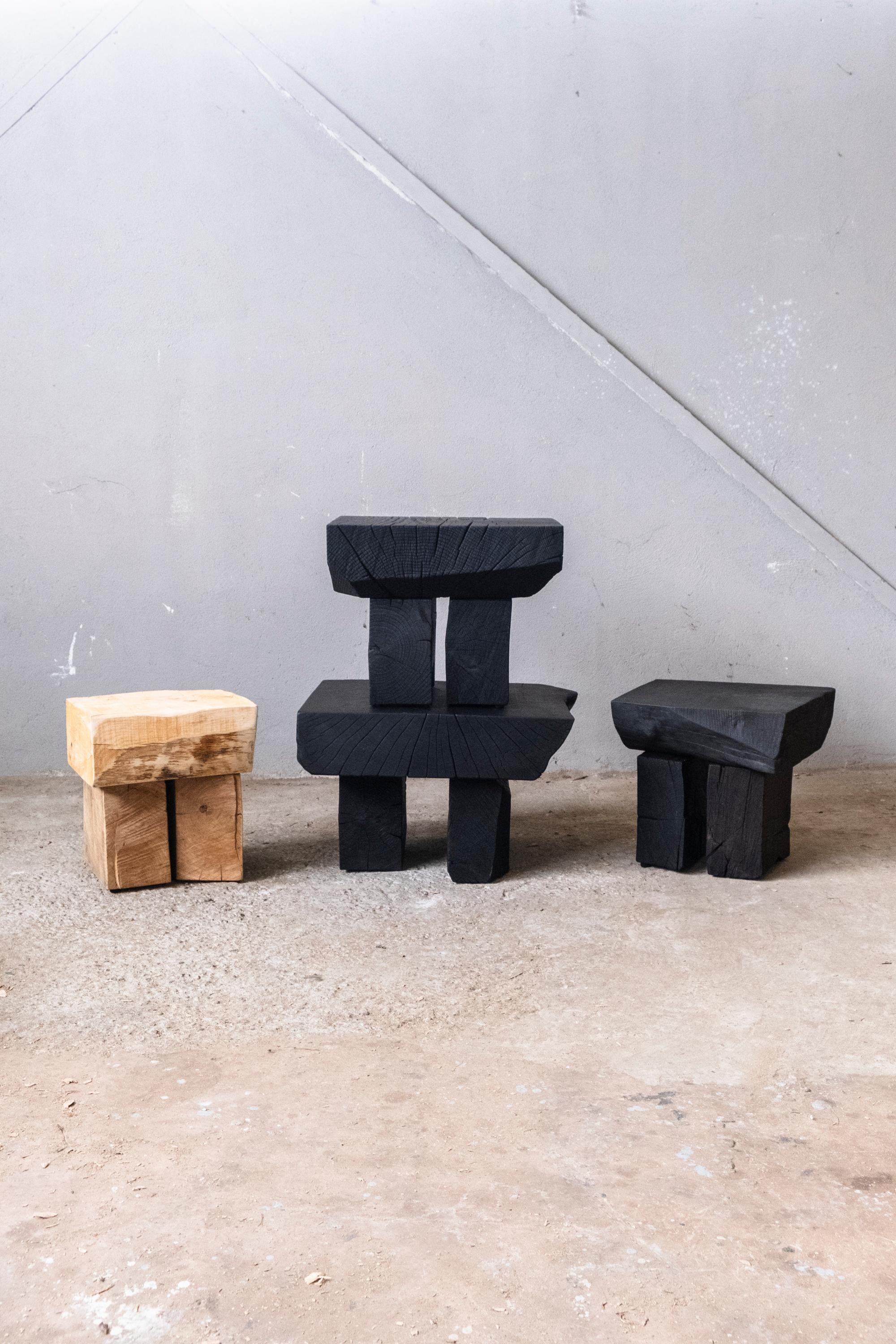 Sass Natürlicher Hocker von Riccardo Monte (Sonstiges) im Angebot