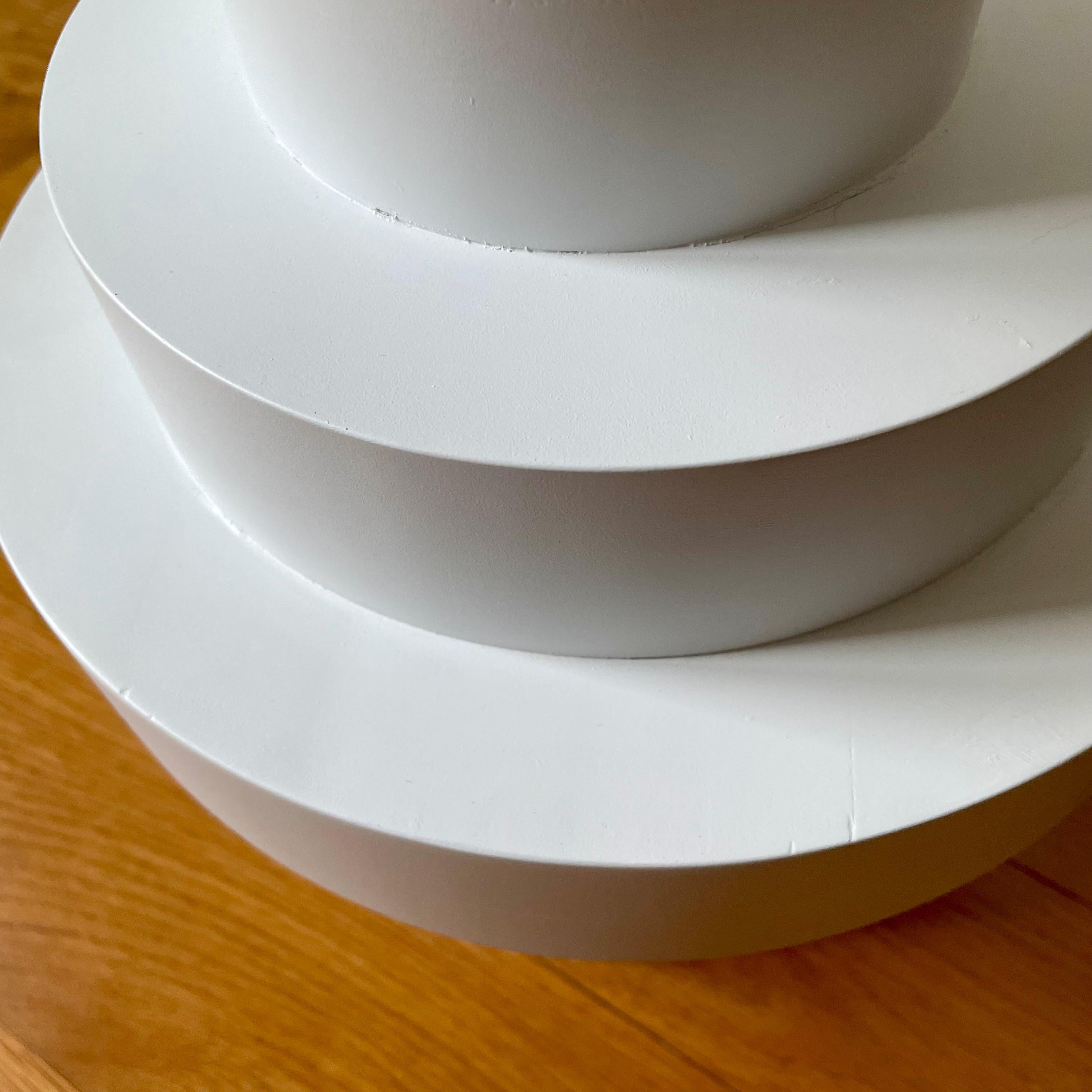 Américain Sass Side Table from Souda, Tall, White, Wood, Factory 2nd, In Stock en vente