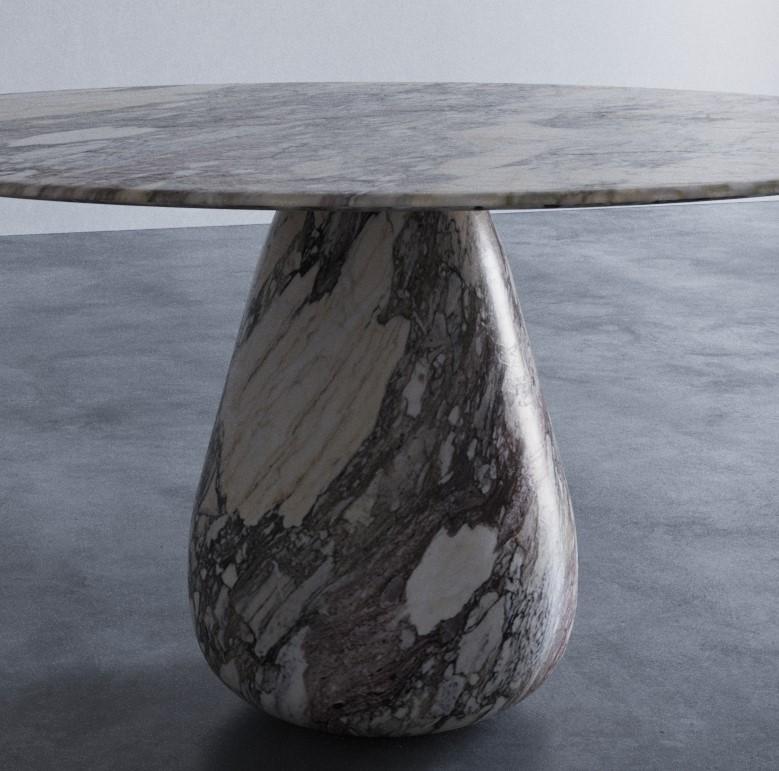 Post-Modern Sasso Marble Dining Table by STUDIO IB MILANO For Sale