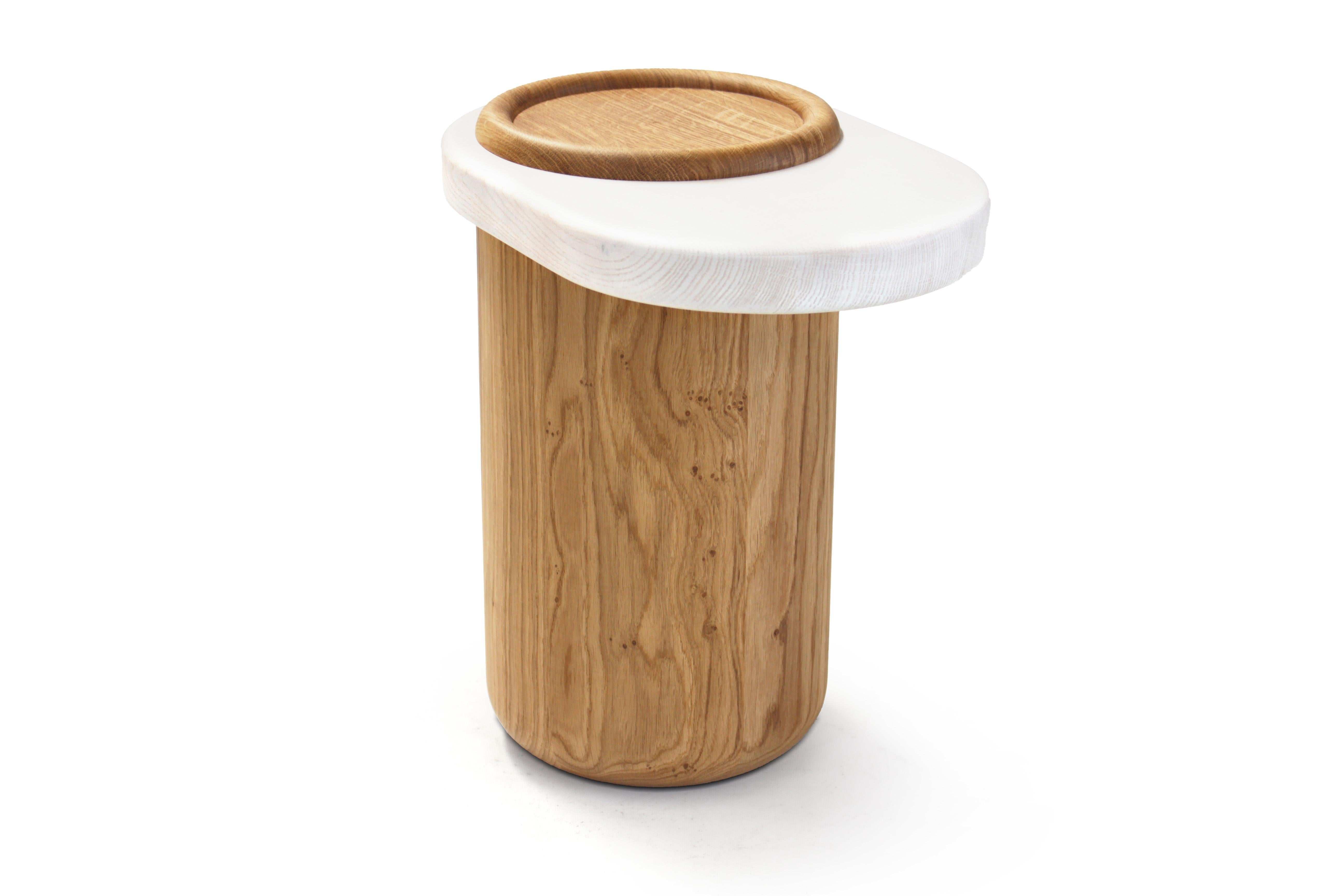 Organic Modern Sassolino Small Side Table by Virginia Arlotto Collector For Sale