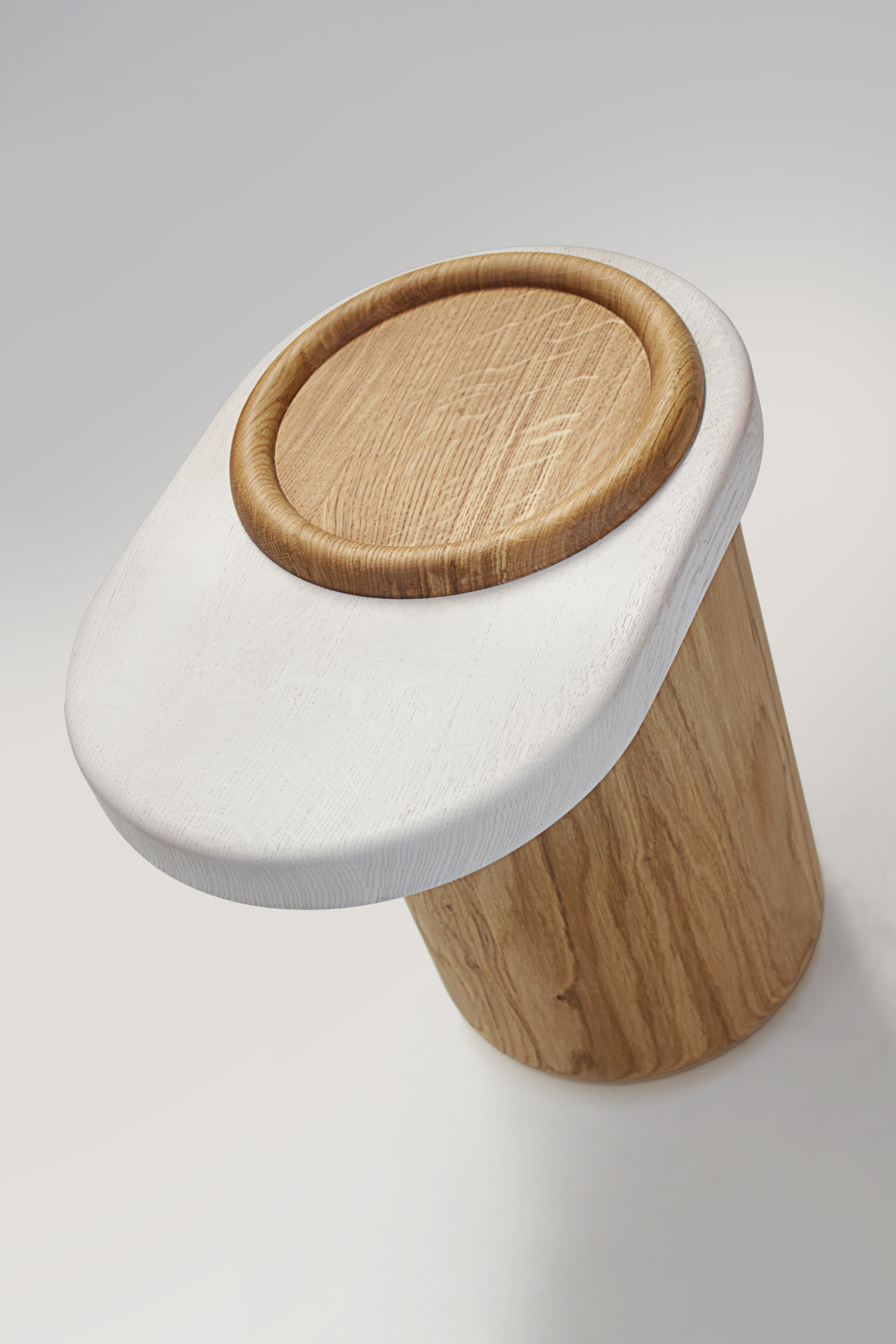 Portuguese Sassolino Small Side Table by Virginia Arlotto Collector For Sale