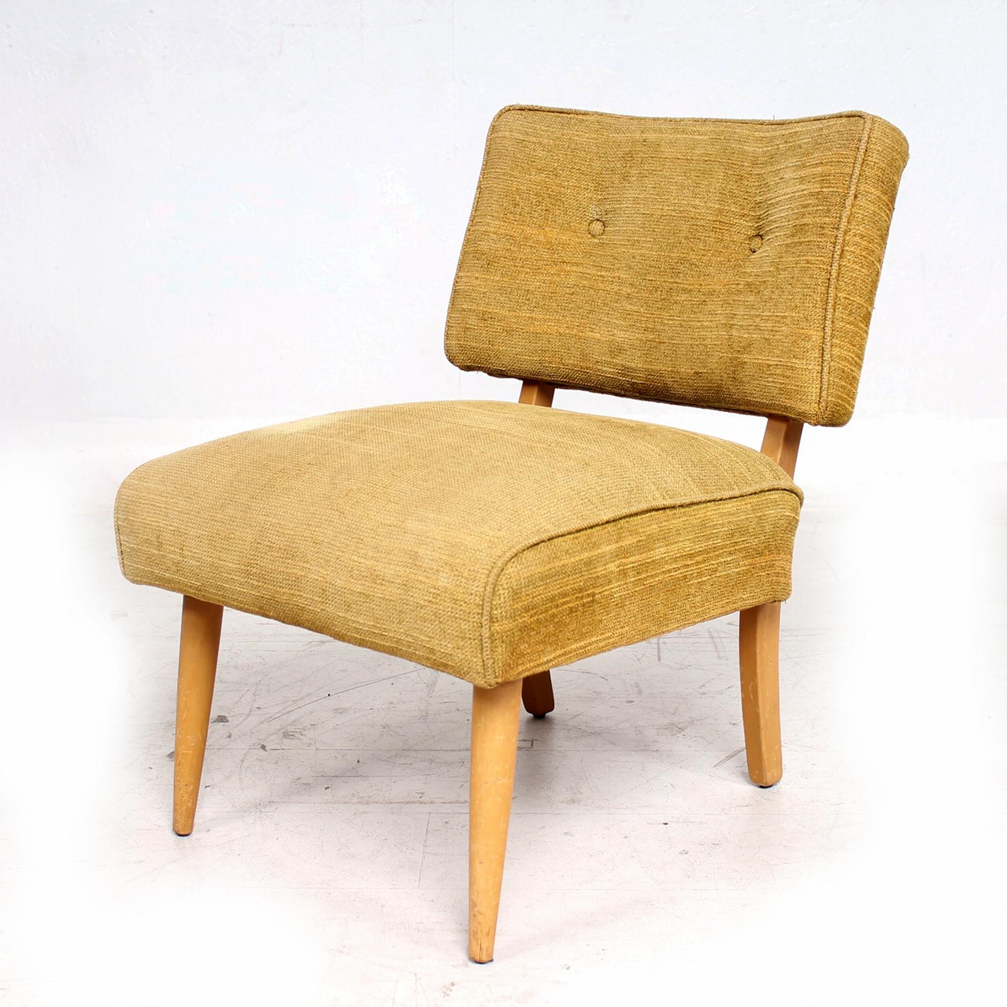 Sassy Blonde Slipper Chair Charming  1950s Billy Haines Modern Side Seat 1