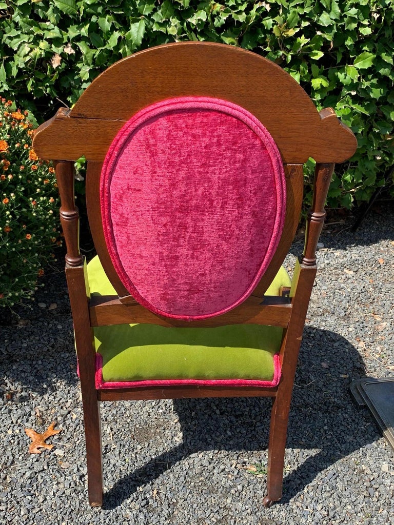 Sassy Little Occasional Chair in Chartreuse For Sale at 1stDibs