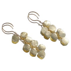 Boucles d'oreilles Satami Boucles d'oreilles disque en or jaune 18k