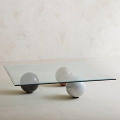 "Satellit" Marble Coffee Table by Piergiorgio Cattelan for Cattelan Italia