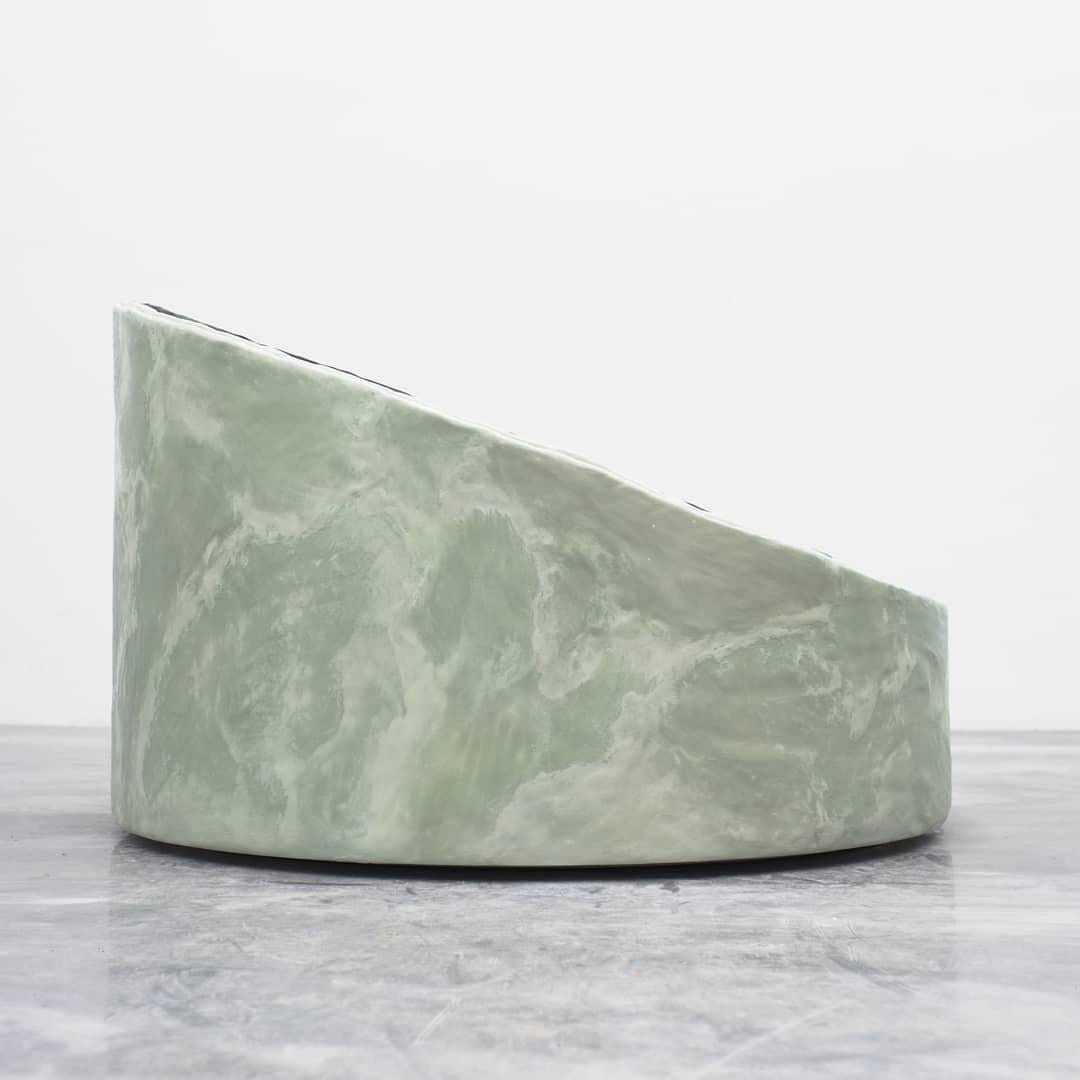 Hand-Crafted Satellite Chair in Cement by Bailey Fontaine, Represented by Tuleste Factory