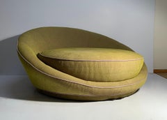Milo Baughman Oversized Satellite Lounge Chair Sofa Chair