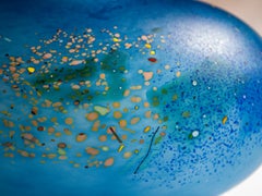 Vaso in vetro svedese Satellite Model Bertil Vallien Kosta Boda