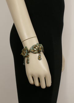 Satellite Paris Vintage Verdigris Link Bracelet