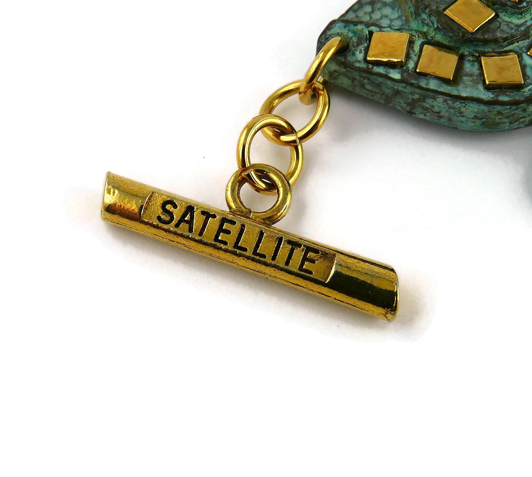 Satellite Paris Vintage Verdigris Link Bracelet 3