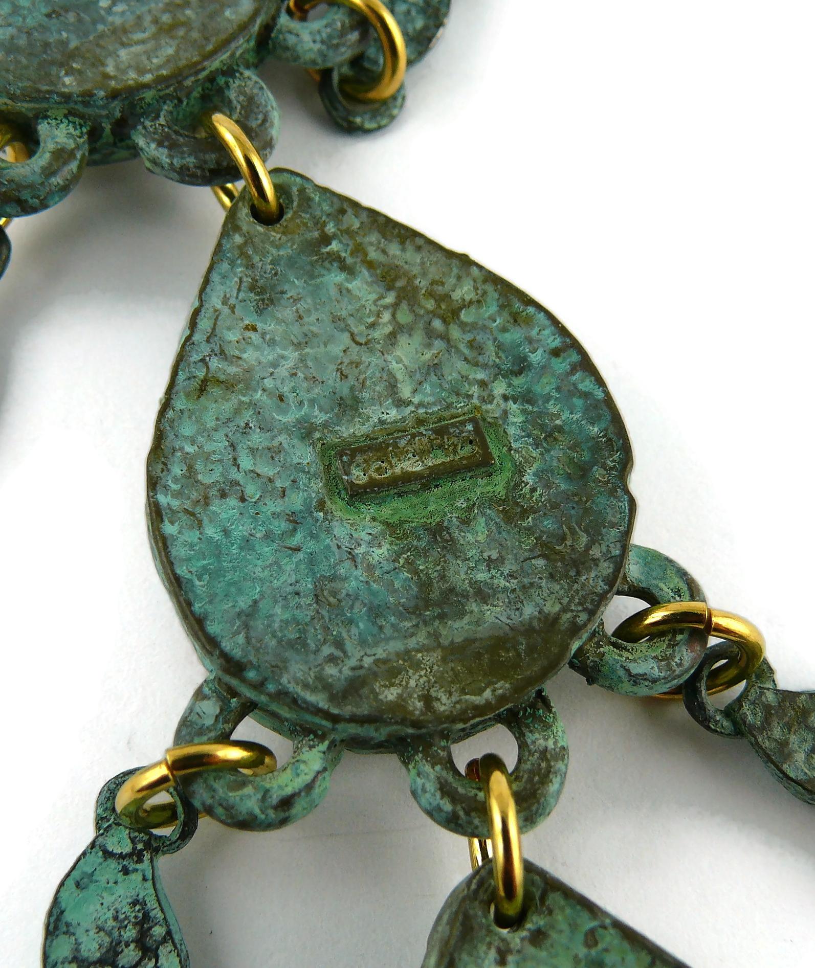 Satellite Paris Vintage Verdigris Link Bracelet 4