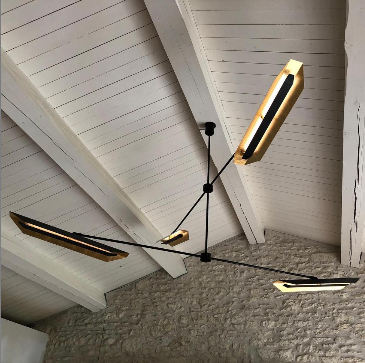 Satellite Pendant Light Pendant by William Guillon and Pierre Mounier In New Condition In Geneve, CH