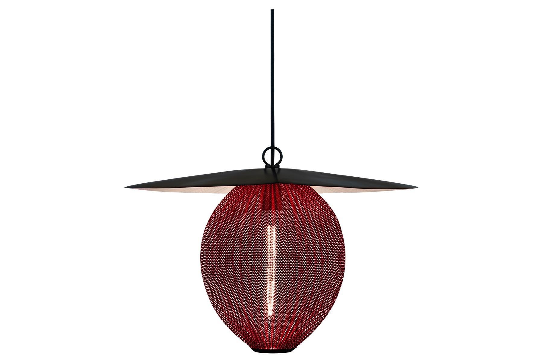 Danish Satellite Pendant, Medium, Red