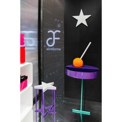 Satellite Side Table in Powder-Coated Aluminum by altreforme