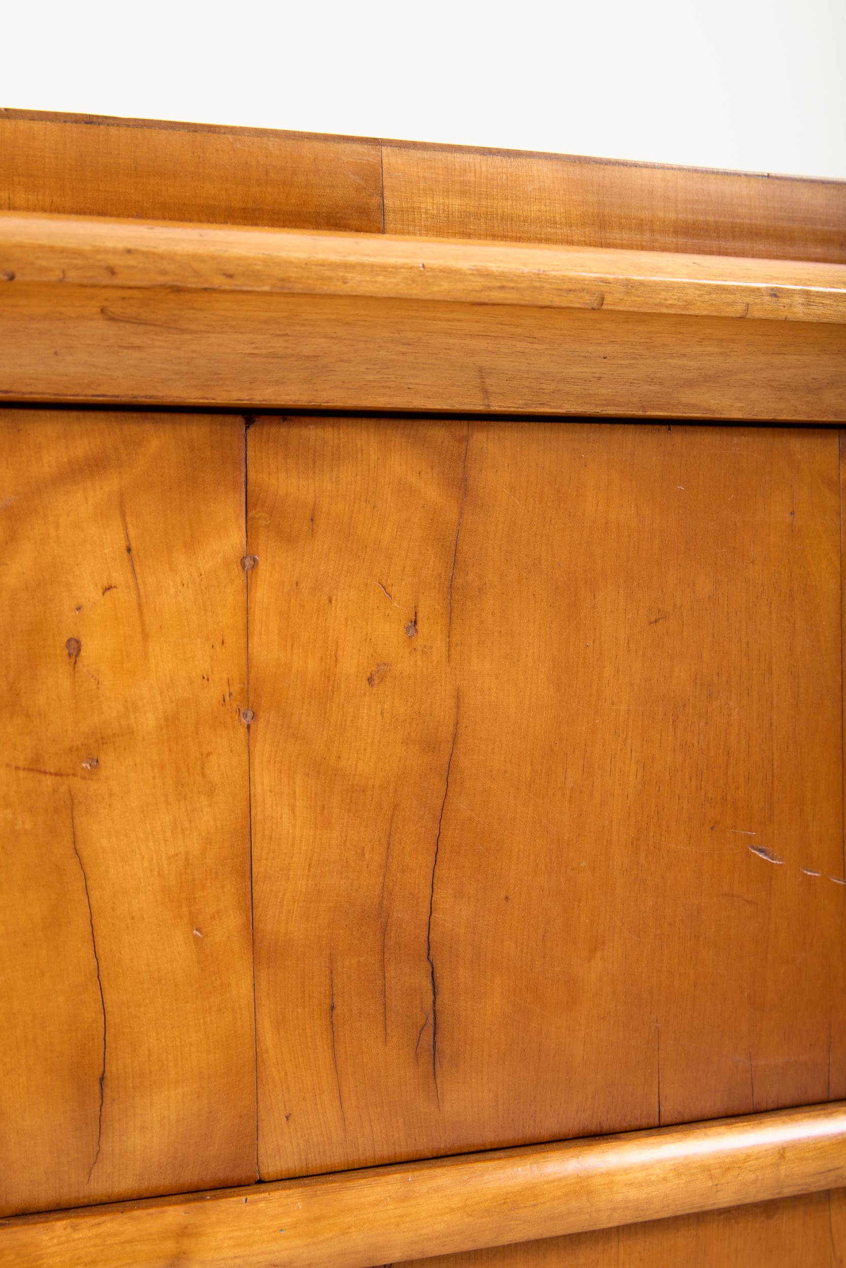 Satin Birch Chest of Drawers For Sale 5
