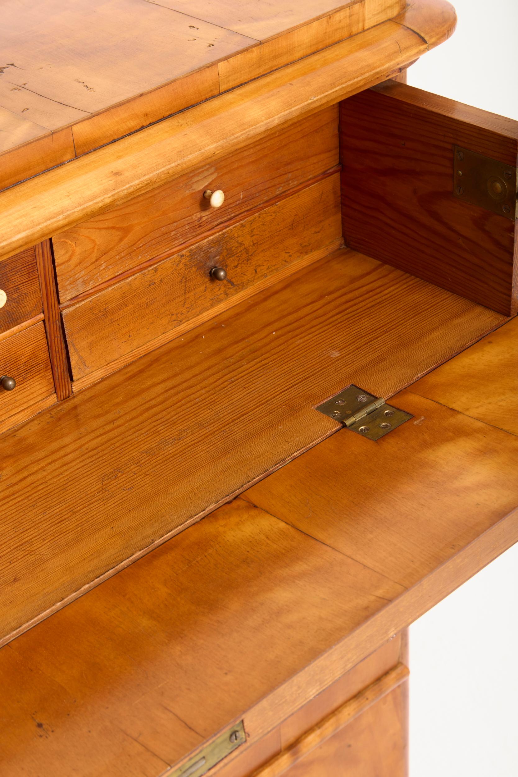 Satin Birch Chest of Drawers For Sale 12