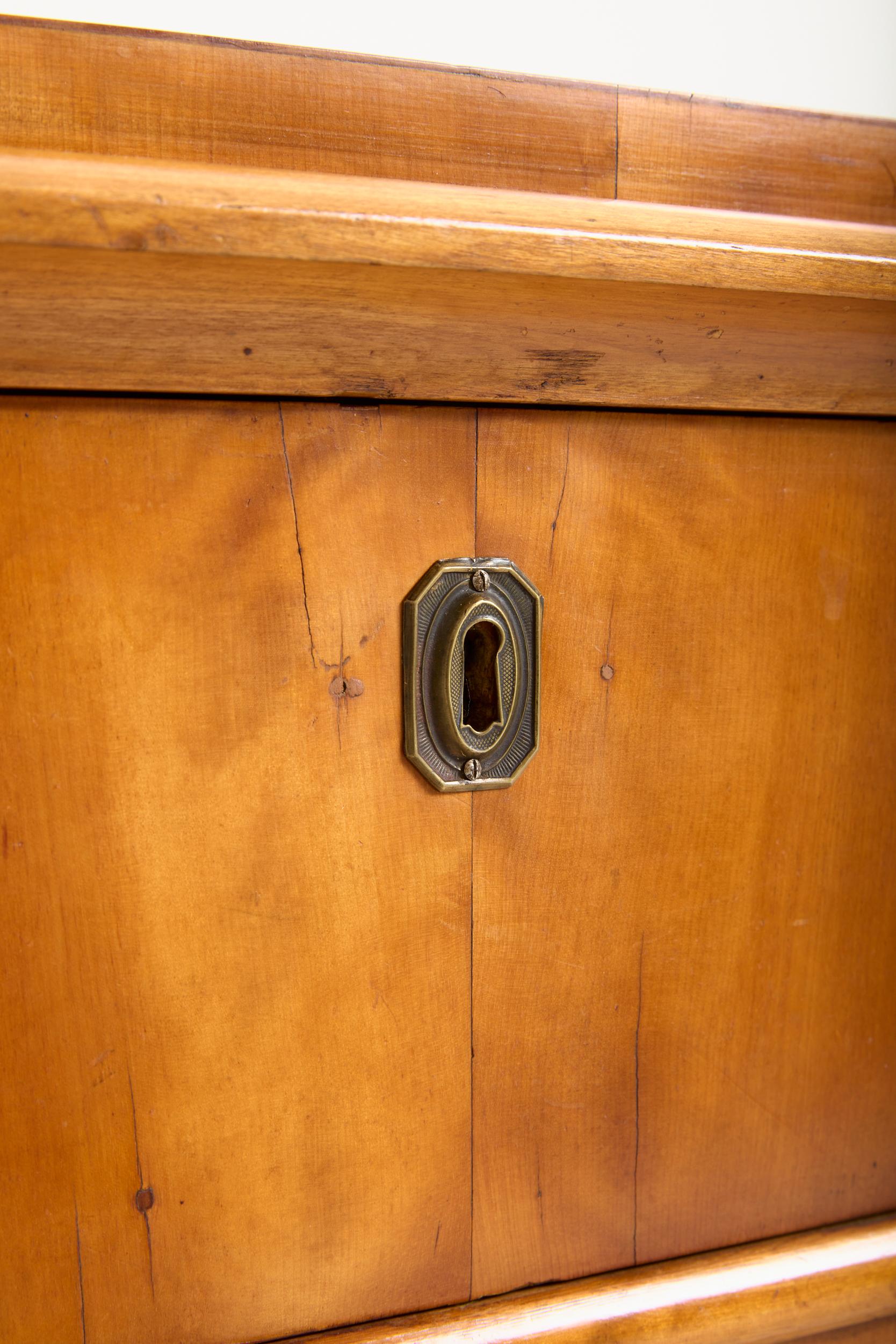 Satin Birch Chest of Drawers For Sale 2