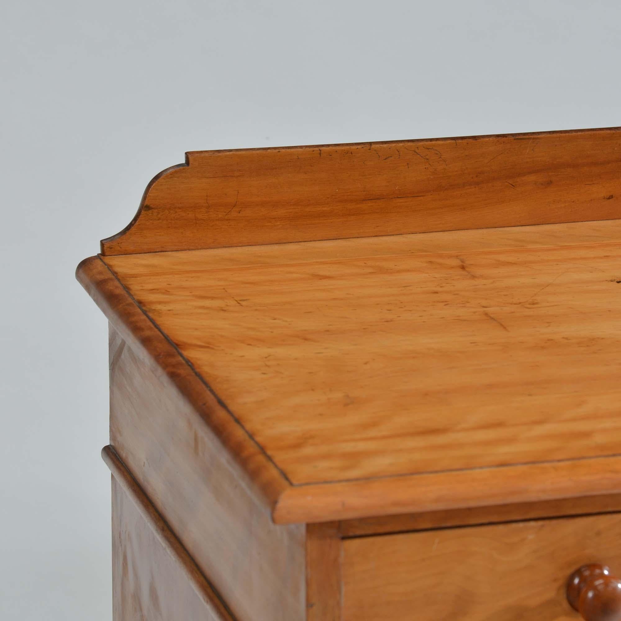 19th Century Satin birch dressing table, or desk