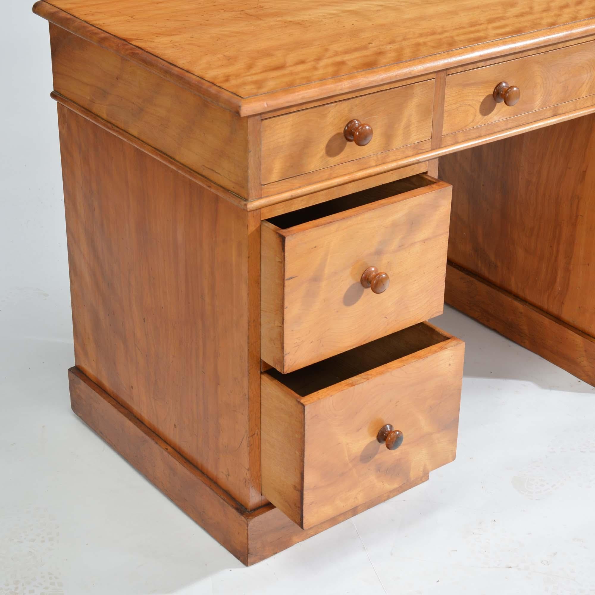 Birch Satin birch dressing table, or desk