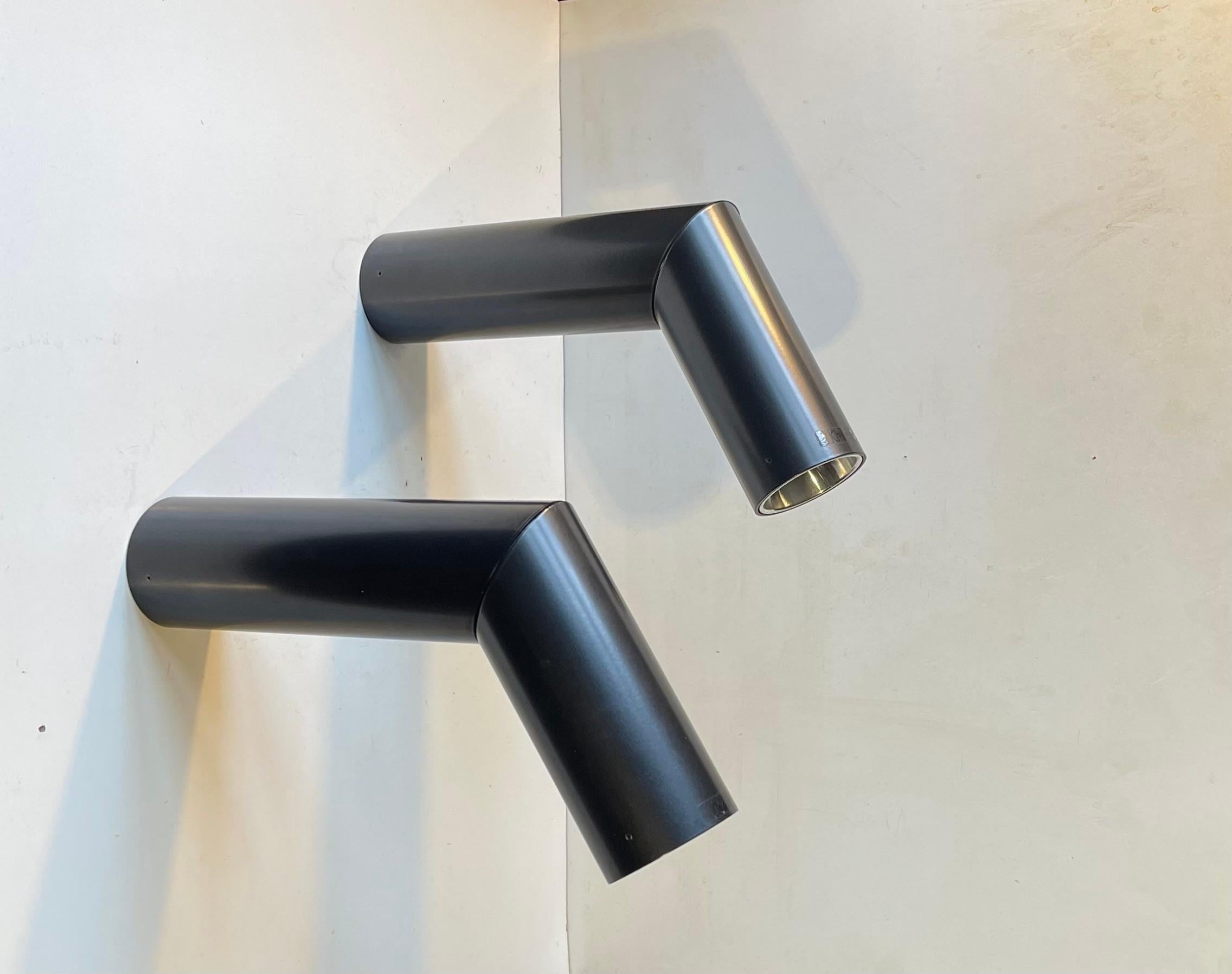 Negro satinado E06 Lámparas minimalistas de techo o pared by Luceplan Italy en venta 1