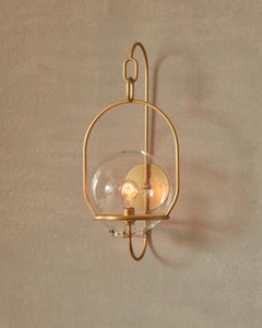 Satin Brass Emil Lantern - Large