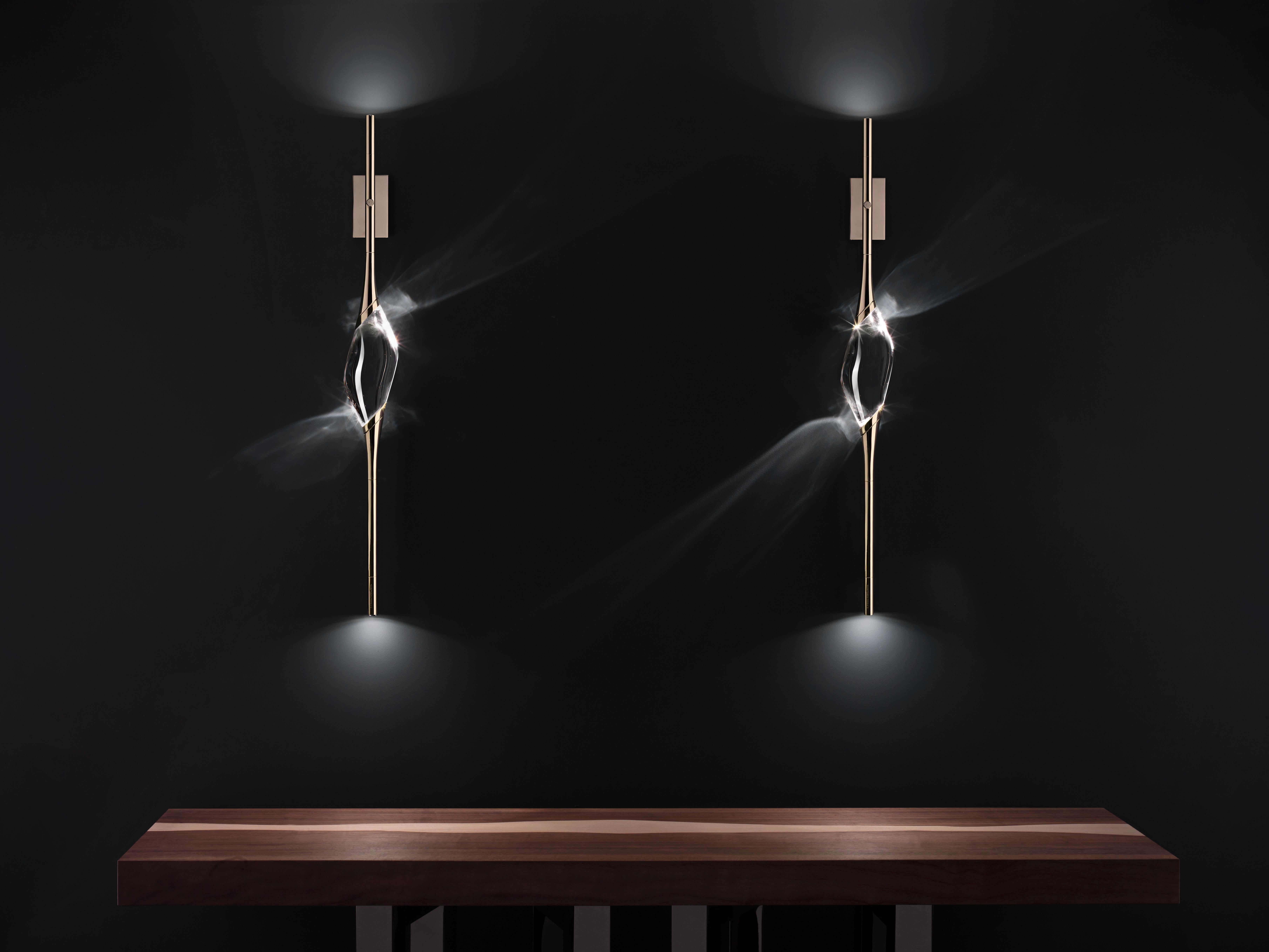 Aplique de pared Il Pezzo 12 de latón satinado by Il Pezzo Mancante en venta 1